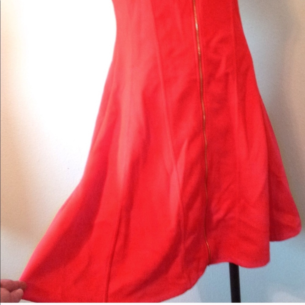 INC Red Zip Up Fit & Flare Dress Women’s Size S Y2K Summet Dress - Picture 5 of 7